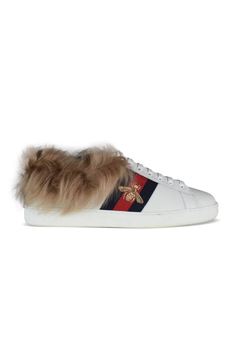 gucci sneakers pelliccia